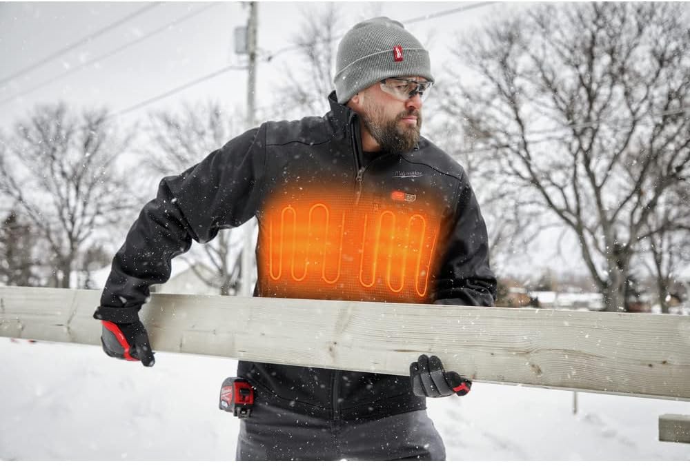 Milwaukee M12 Heated Jacket Large Black Cordless Lithium-Ion 3Ah Battery 7 Milwaukee M12 Heated Jacket Large Black Cordless Lithium-Ion 3Ah Battery - Image 7