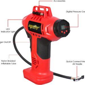 Milwaukee 18V Cordless Tire Inflator 160PSI Digital Air Compressor