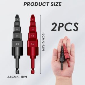 2 HVAC Flaring Tools 5-in-1 Copper Pipe Expander Kit 1/4-3/4″