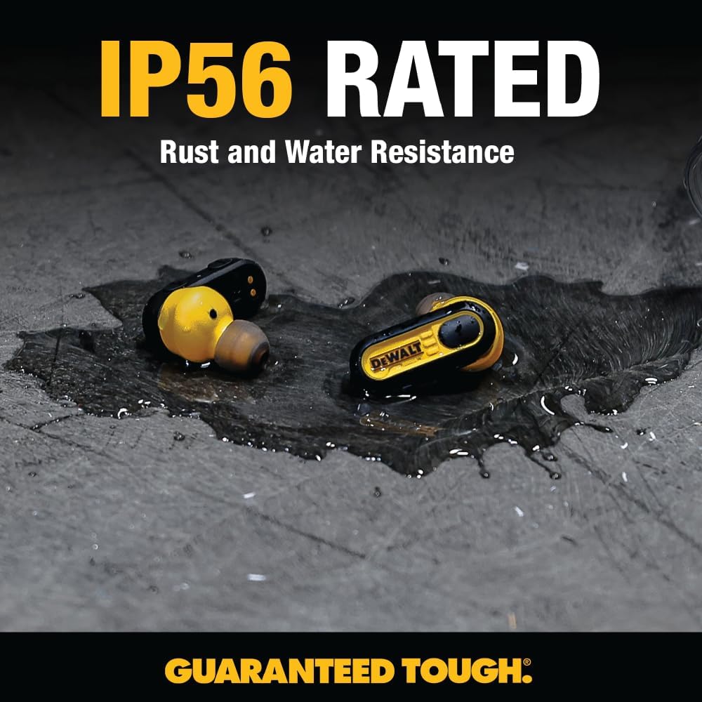 DEWALT Bluetooth Earbuds 30Hr Battery Wireless Jobsite Headphones 4 DEWALT Bluetooth Earbuds 30Hr Battery Wireless Jobsite Headphones - Image 4