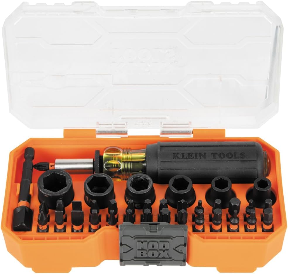 Klein Tools 33805 38-Pc Impact Driver Set with Magnetic Bits 1 hvac tools clearance klein