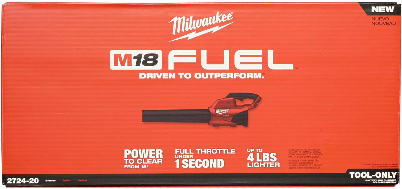 MILWAUKEE M18 FUEL Cordless Leaf Blower Tool Only 2724-20 4 MILWAUKEE M18 FUEL Cordless Leaf Blower Tool Only 2724-20 - Image 4