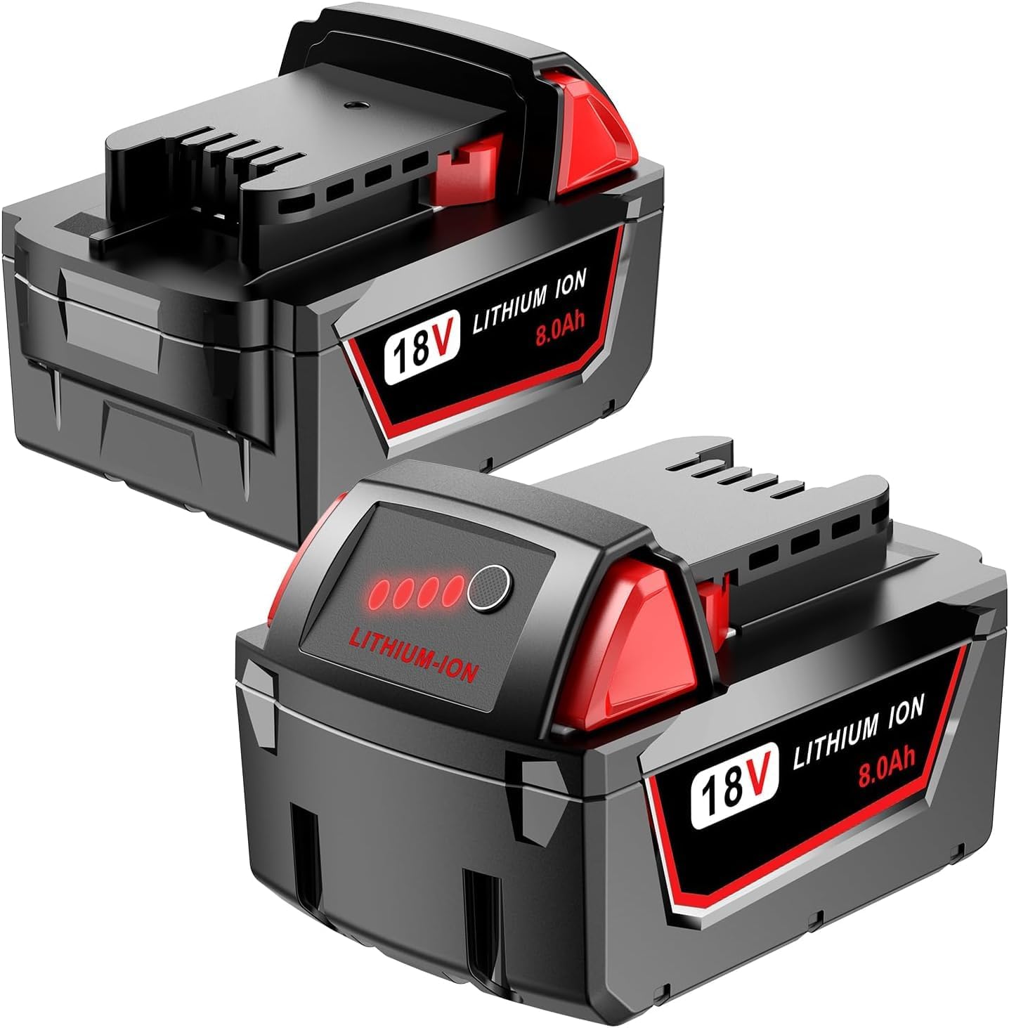 2 Pack 18V 8.0Ah M18 Lithium Batteries for Milwaukee 48-11-1880 9 2 Pack 18V 8.0Ah M18 Lithium Batteries for Milwaukee 48-11-1880 - Image 9