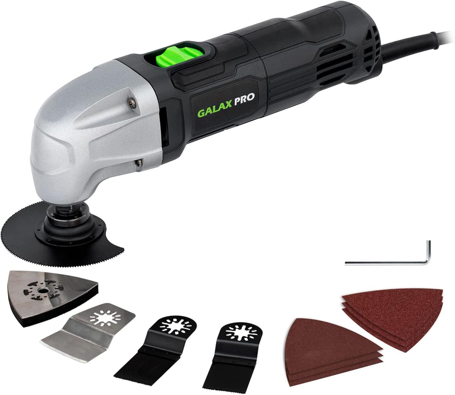 GALAX PRO Oscillating Multi Tool 22000 OPM with Blades & Sanding Kit 1 sander tool non electric
