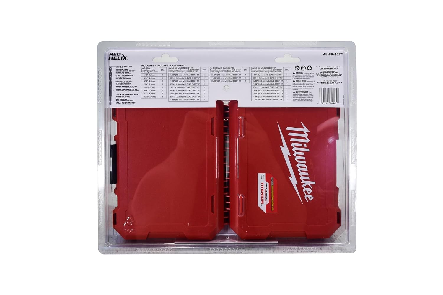 Milwaukee 29pc Titanium Impact Drill Bit Set 48-89-4672 4 Milwaukee 29pc Titanium Impact Drill Bit Set 48-89-4672 - Image 4