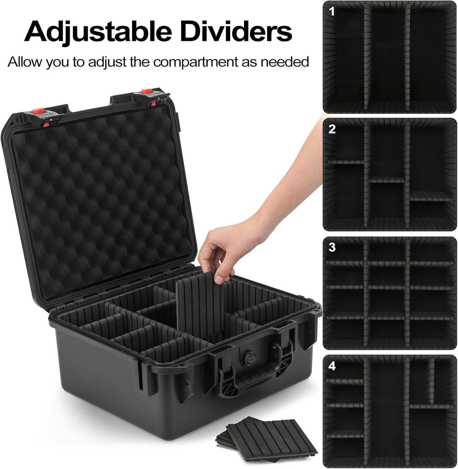 Milwaukee Battery Organizer Case Waterproof M18 M12 Tool Storage Box 4 Milwaukee Battery Organizer Case Waterproof M18 M12 Tool Storage Box - Image 4