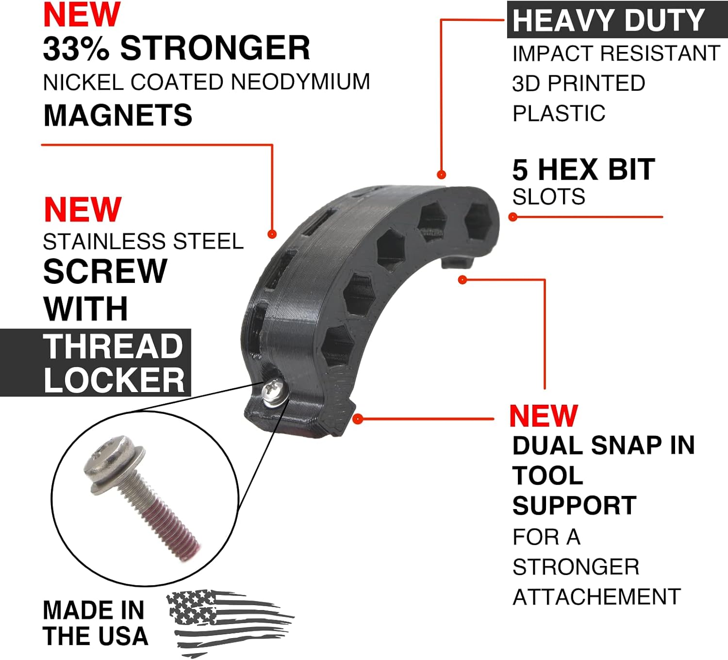 Magnetic Bit Holder for Milwaukee M12 Fuel Impact Driver 2553-20 4 Magnetic Bit Holder for Milwaukee M12 Fuel Impact Driver 2553-20 - Image 4