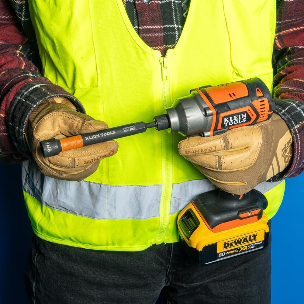 Klein Tools 6-Piece Magnetic SAE Nut Driver Set Extended Reach 6 Klein Tools 6-Piece Magnetic SAE Nut Driver Set Extended Reach - Image 6
