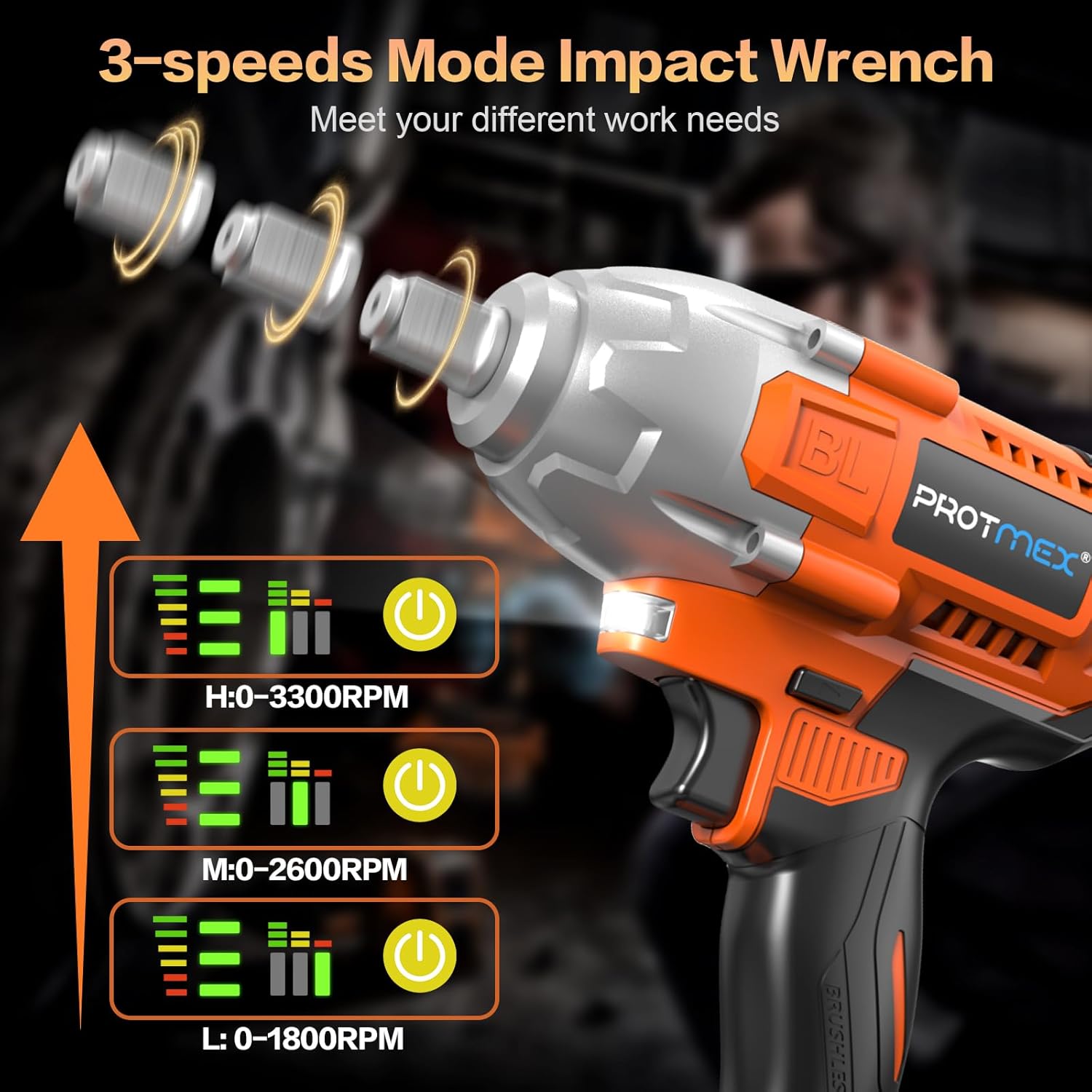 ```
21V Cordless Impact Wrench 665 Ft-lbs 2 Batteries 19pc Set
``` 3 ```
21V Cordless Impact Wrench 665 Ft-lbs 2 Batteries 19pc Set
``` - Image 3