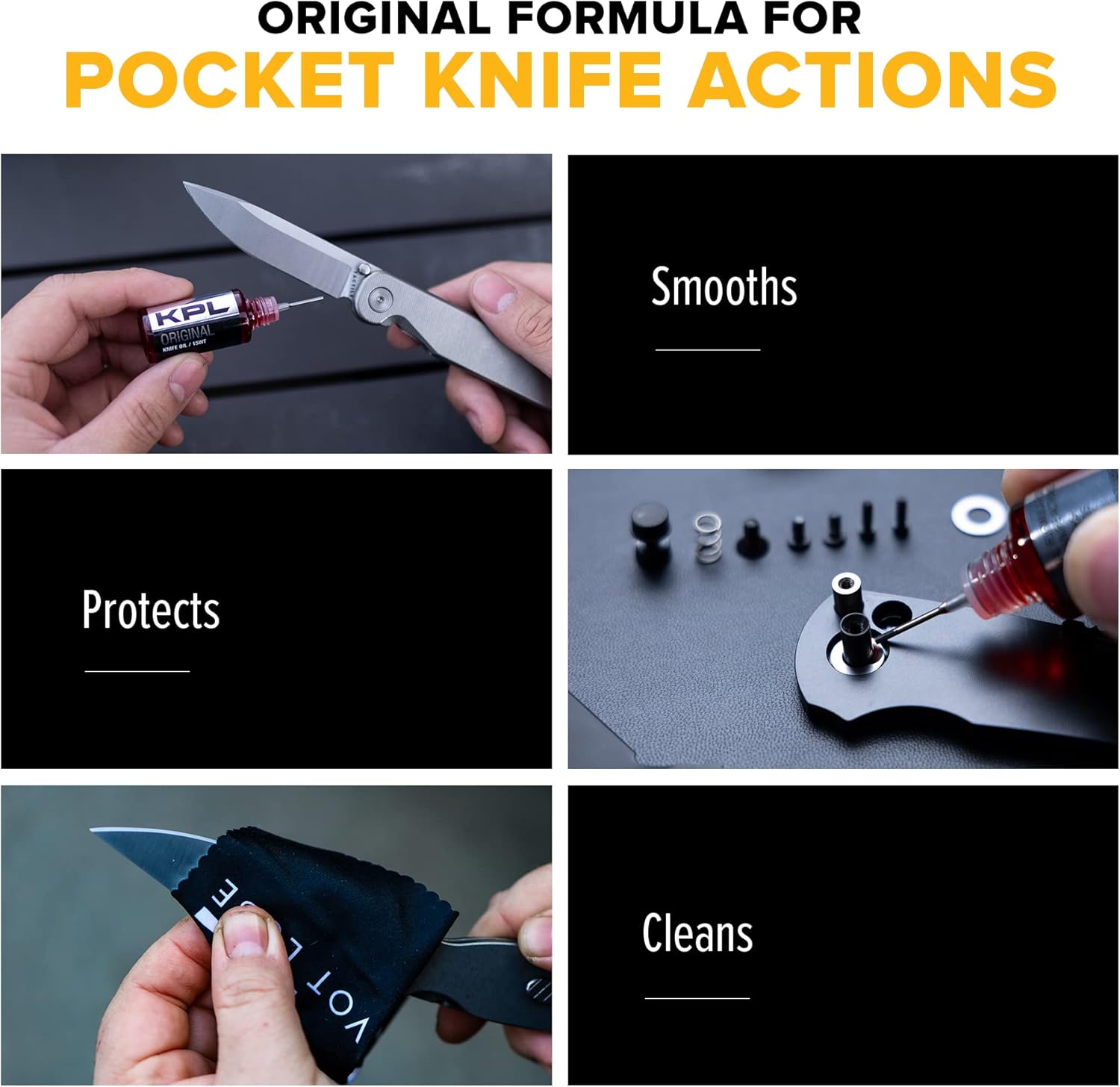 KNIFE PIVOT LUBE 10ml Premium Synthetic Oil for Blade Care & Cleaning 3 KNIFE PIVOT LUBE 10ml Premium Synthetic Oil for Blade Care & Cleaning - Image 3