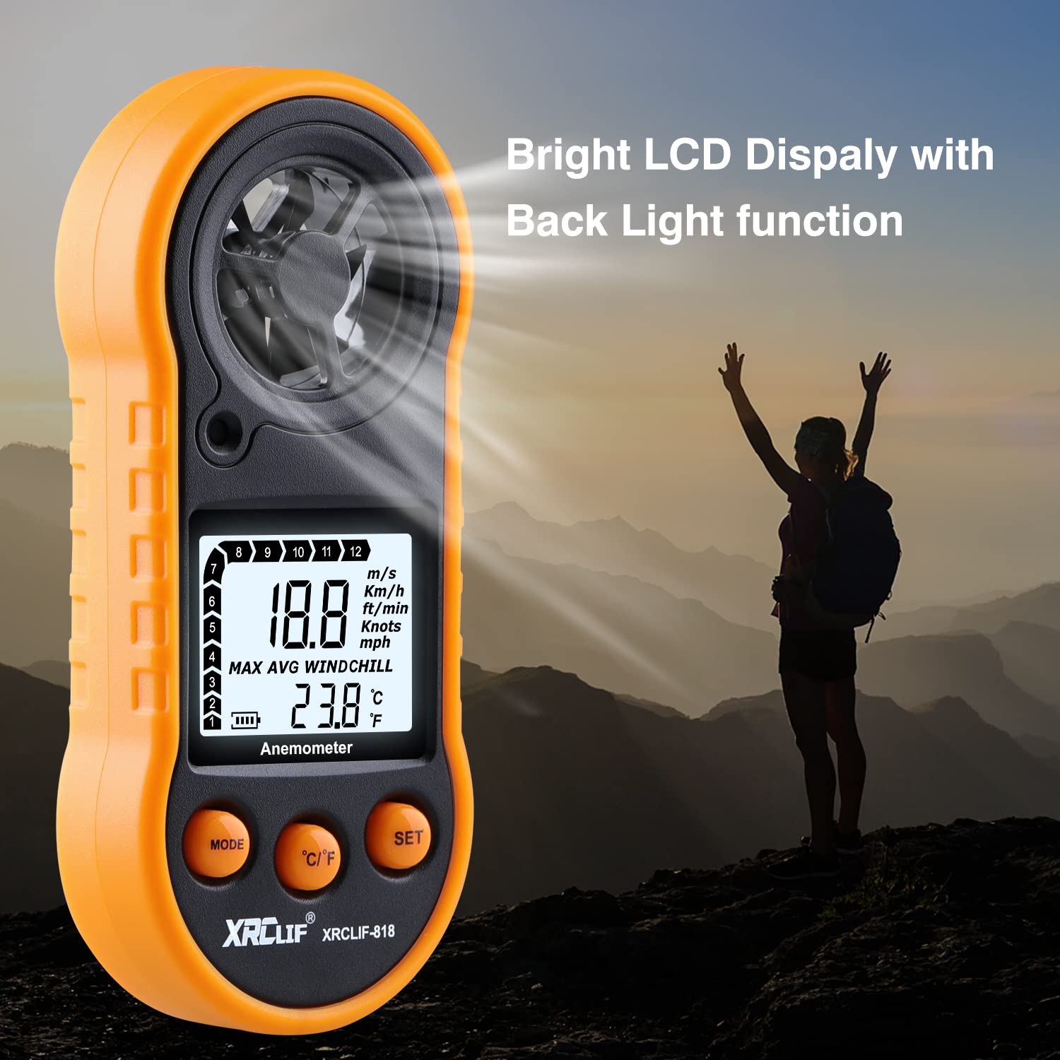 Digital Anemometer Wind Speed Meter Gauge Temperature Thermometer
or Handheld Wind Speed Meter Anemometer Air Flow Velocity Gauge
or Digital Wind Speed Meter Anemometer Thermometer for Outdoors 4 Digital Anemometer Wind Speed Meter Gauge Temperature Thermometer
orHandheld Wind Speed Meter Anemometer Air Flow Velocity Gauge
orDigital Wind Speed Meter Anemometer Thermometer for Outdoors - Image 4