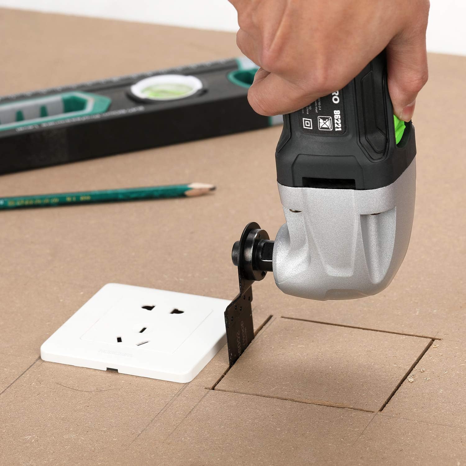 GALAX PRO Oscillating Multi Tool 22000 OPM with Blades & Sanding Kit 7 GALAX PRO Oscillating Multi Tool 22000 OPM with Blades & Sanding Kit - Image 7