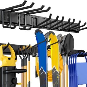 Ultimate 48″ Garage Wall Organizer: Heavy Duty Hooks for Tools & Garden