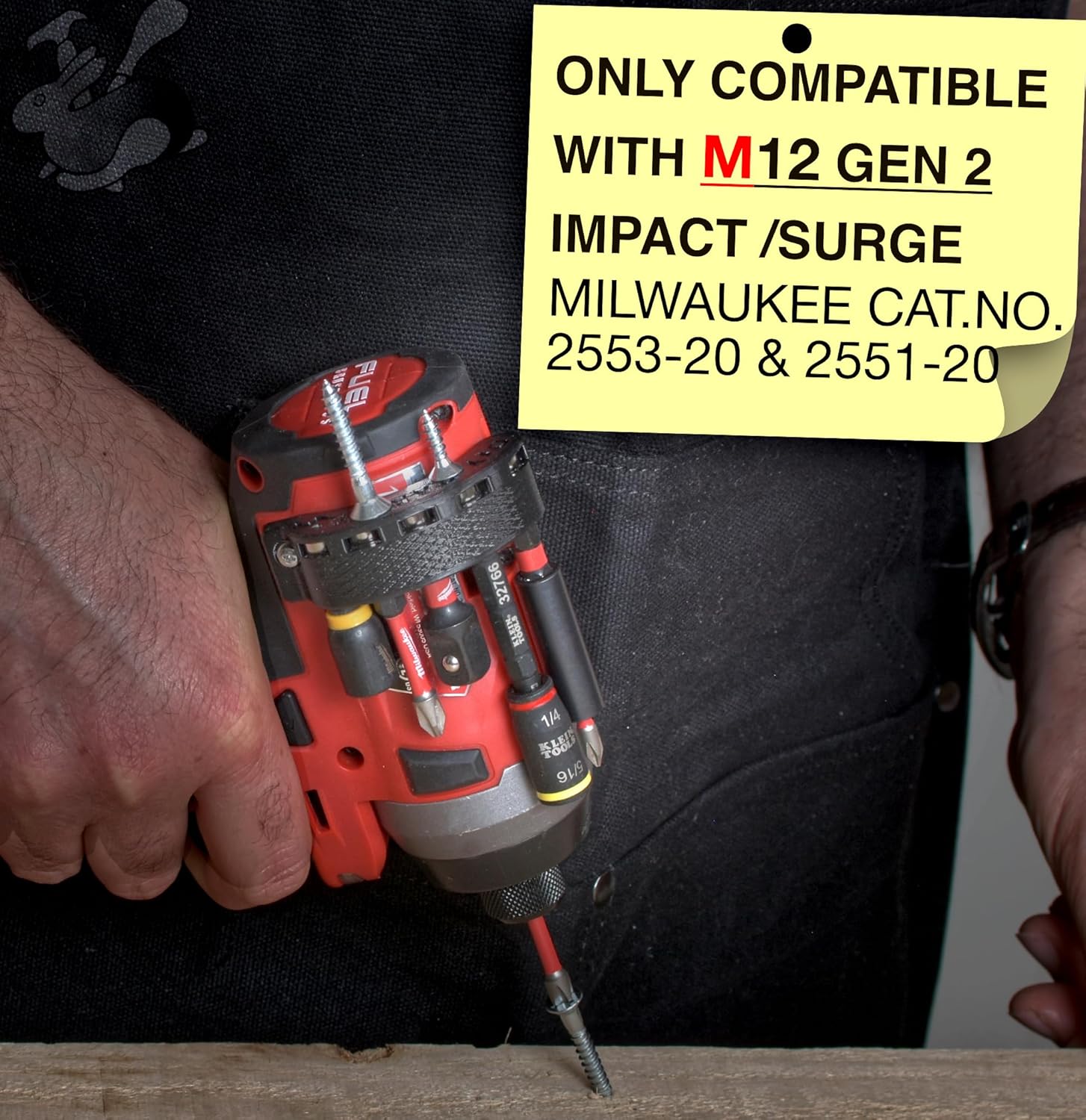 Magnetic Bit Holder for Milwaukee M12 Fuel Impact Driver 2553-20 2 Magnetic Bit Holder for Milwaukee M12 Fuel Impact Driver 2553-20 - Image 2
