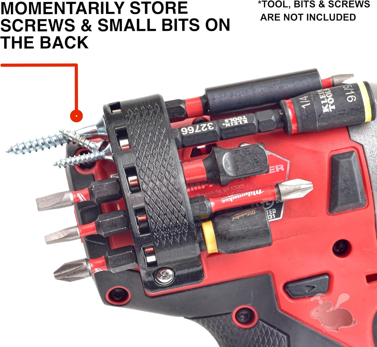 Magnetic Bit Holder for Milwaukee M12 Fuel Impact Driver 2553-20 5 Magnetic Bit Holder for Milwaukee M12 Fuel Impact Driver 2553-20 - Image 5