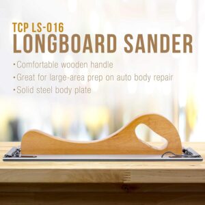 TCP Global 16.5″ Longboard Sander with Wooden Handle for PSA Paper