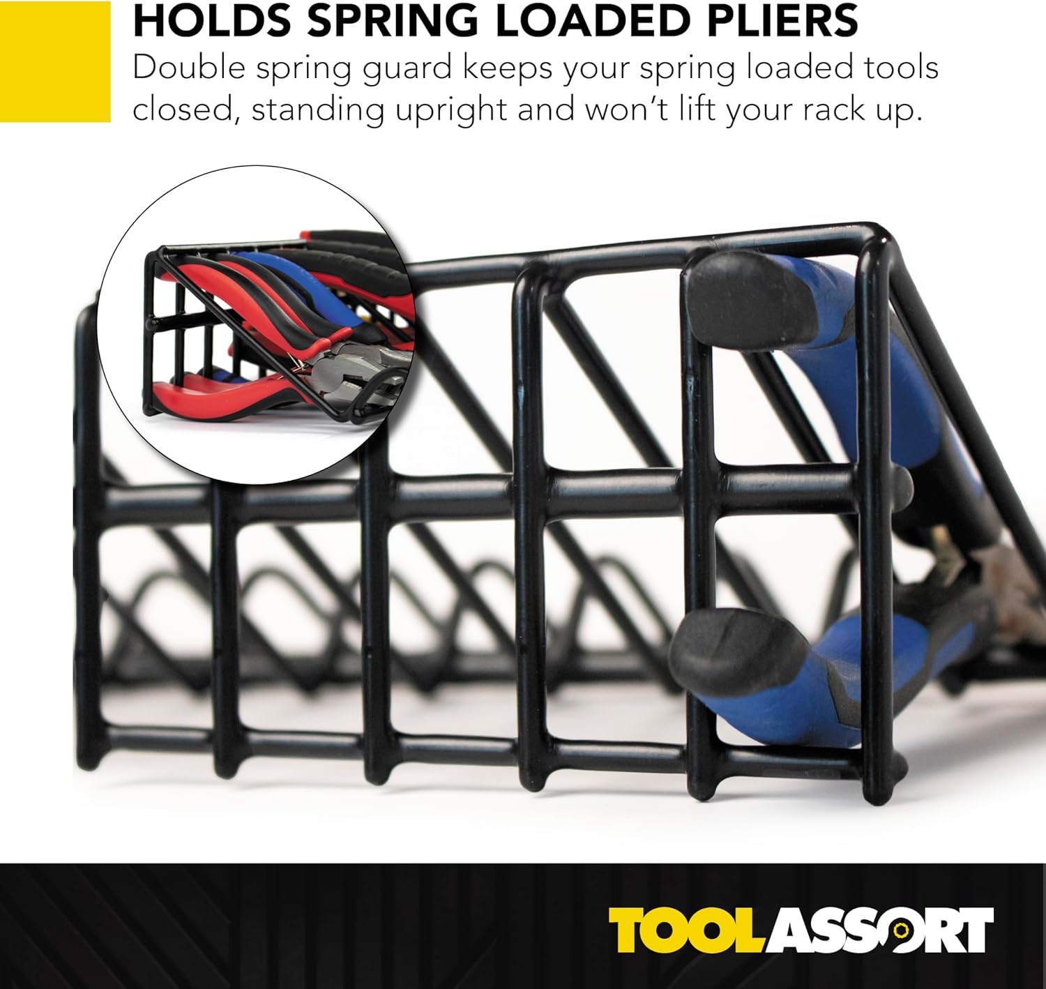 Plier Organizer Rack 2-Pack Tool Box Storage Holder Space Saver 3 Plier Organizer Rack 2-Pack Tool Box Storage Holder Space Saver - Image 3