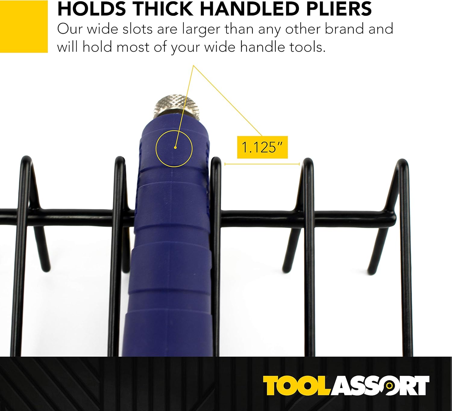 Plier Organizer Rack 2-Pack Tool Box Storage Holder Space Saver 7 Plier Organizer Rack 2-Pack Tool Box Storage Holder Space Saver - Image 7