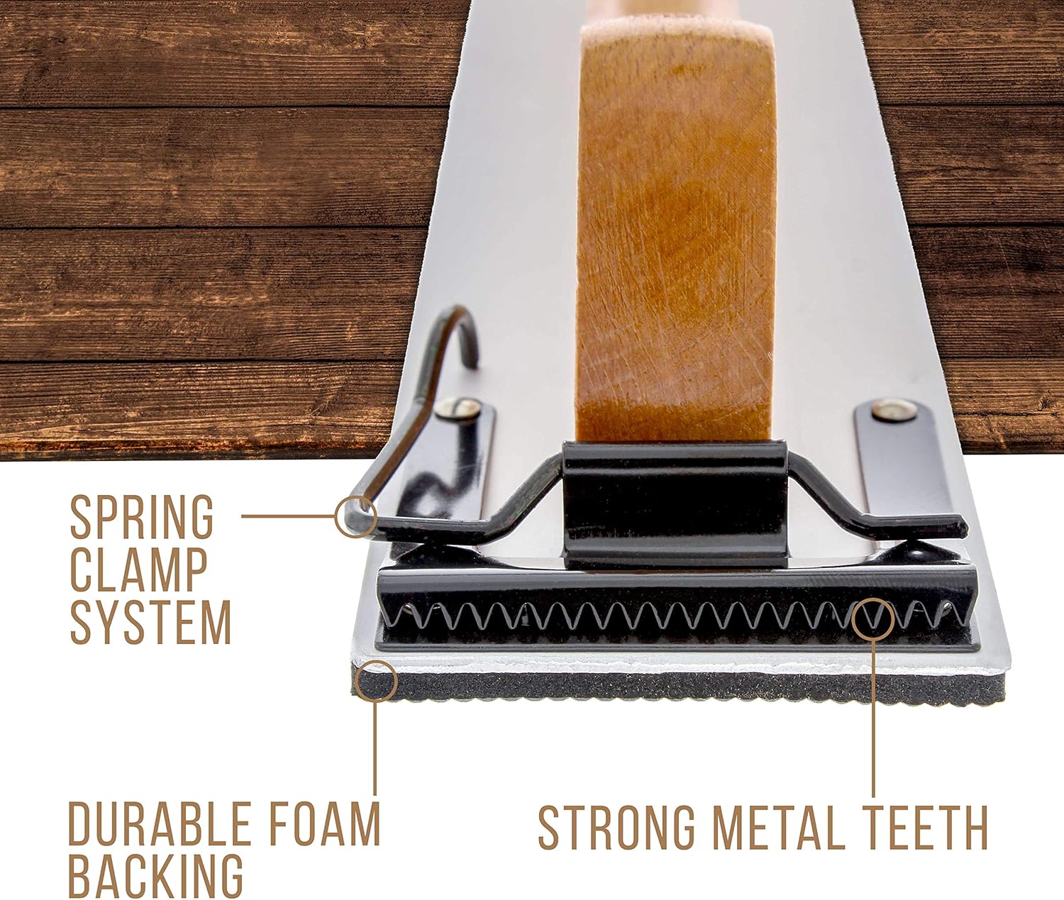 TCP Global 16.5" Longboard Sander with Wooden Handle for PSA Paper 4 TCP Global 16.5" Longboard Sander with Wooden Handle for PSA Paper - Image 4