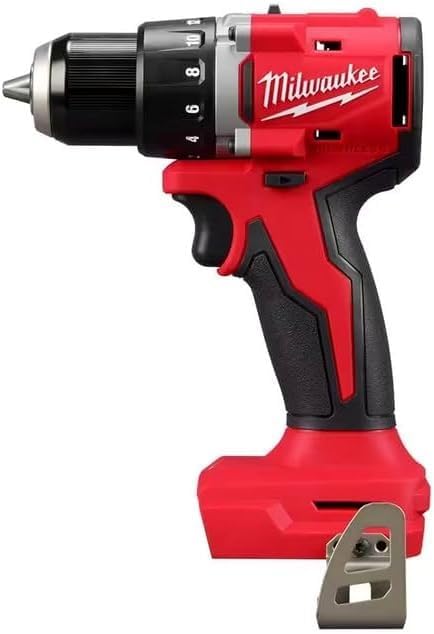 Milwaukee M18 18V Brushless Cordless 1/2" Drill Driver Tool Only 1 Milwaukee 3601-20 M118 18V Lithium-Ion Brushless Cordless 1/2 in. Compact Drill/Driver (Tool Only), Red