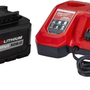 Milwaukee 48-59-1880 M18 REDLITHIUM HIGH OUTPUT XC8.0 Starter Kit (8 Ah)