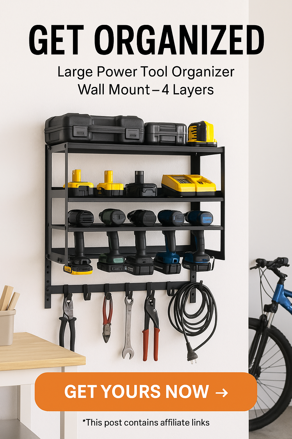 4-Layer Metal Power Tool Shelf & Drill Storage Rack B0CP36CP32 1 4-Layer Metal Power Tool Shelf & Drill Storage Rack B0CP36CP32