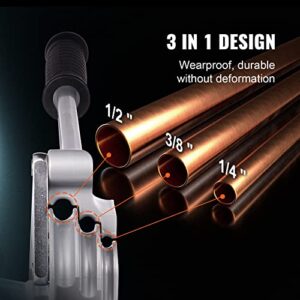 VEVOR 3-in-1 Pipe Bender 180° Copper Aluminum Tube HVAC Tool