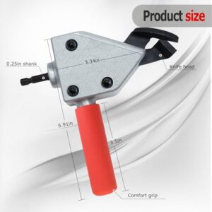 Heavy Duty Sheet Metal Cutter Drill Attachment for 18GA Roofing