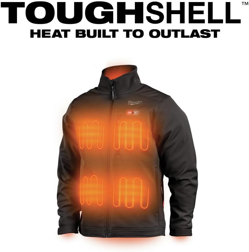 Milwaukee M12 Heated Jacket XL - Cordless Warmth, Tough Work Gear, 3Ah Battery 3 Milwaukee M12 Heated Jacket XL - Cordless Warmth, Tough Work Gear, 3Ah Battery - Image 3