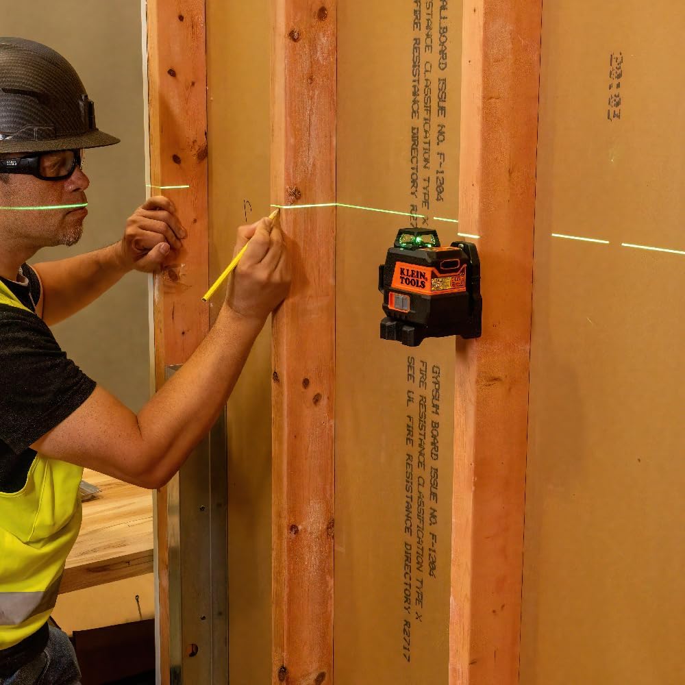 Klein Tools Green 360° Self-Leveling Laser Level, Magnetic Mount, Rechargeable 4 Klein Tools Green 360° Self-Leveling Laser Level, Magnetic Mount, Rechargeable - Image 4