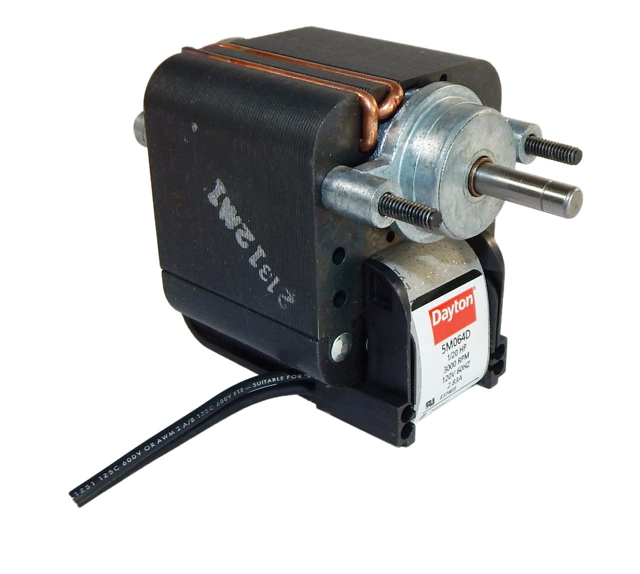 Dayton 5M064 1/20 HP Shaded Pole C-Frame Motor | 3000 RPM Fan Blower 1 hvac tools and equipment motor open