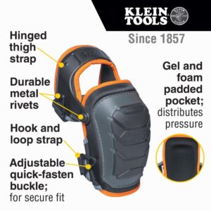 Pro Gel Knee Pads: Heavy-Duty Protection with Quick-Fasten Buckle for Work & DIY