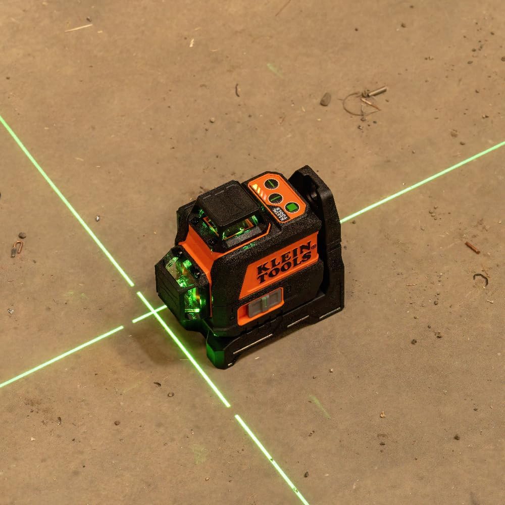 Klein Tools Green 360° Self-Leveling Laser Level, Magnetic Mount, Rechargeable 6 Klein Tools Green 360° Self-Leveling Laser Level, Magnetic Mount, Rechargeable - Image 6