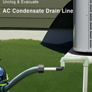 Ultimate AC Drain Line Cleaner Tool | HVAC PVC Clog Remover Kit