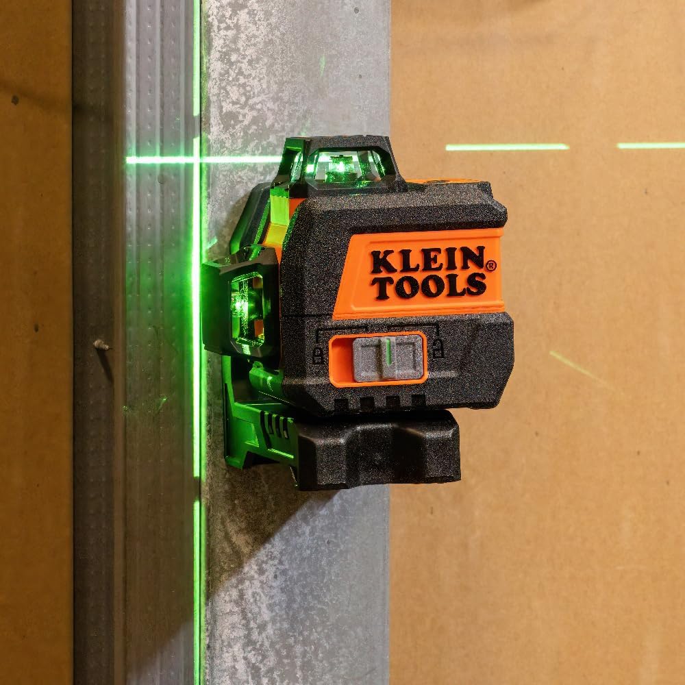 Klein Tools Green 360° Self-Leveling Laser Level, Magnetic Mount, Rechargeable 5 Klein Tools Green 360° Self-Leveling Laser Level, Magnetic Mount, Rechargeable - Image 5