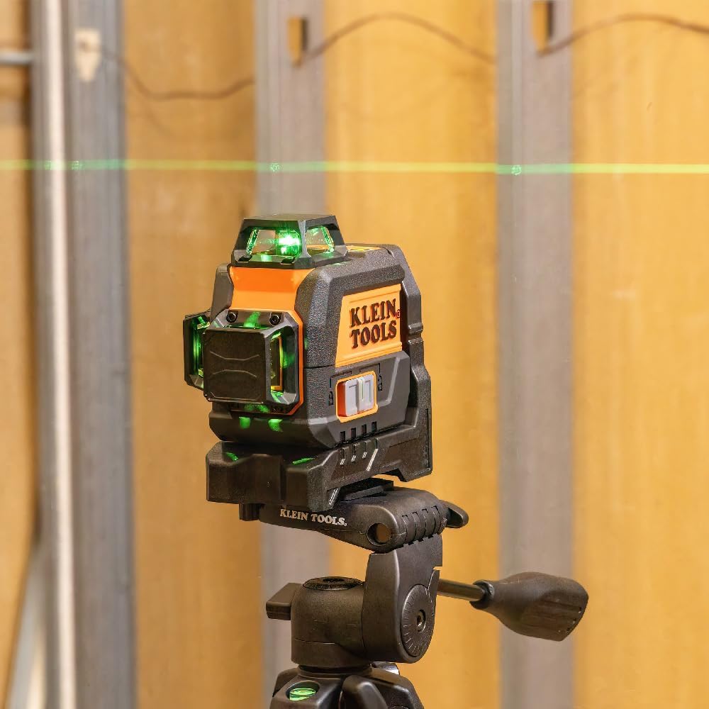Klein Tools Green 360° Self-Leveling Laser Level, Magnetic Mount, Rechargeable 7 Klein Tools Green 360° Self-Leveling Laser Level, Magnetic Mount, Rechargeable - Image 7