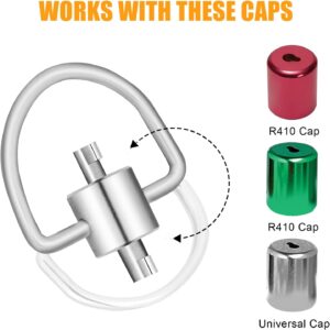 HVAC Refrigerant Locking Cap Key Tool for 410A R22 Safety Caps