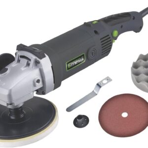 Genesis 7″ Variable Speed Polisher/Sander with Multiple Accessories & Ergonomic Handle
