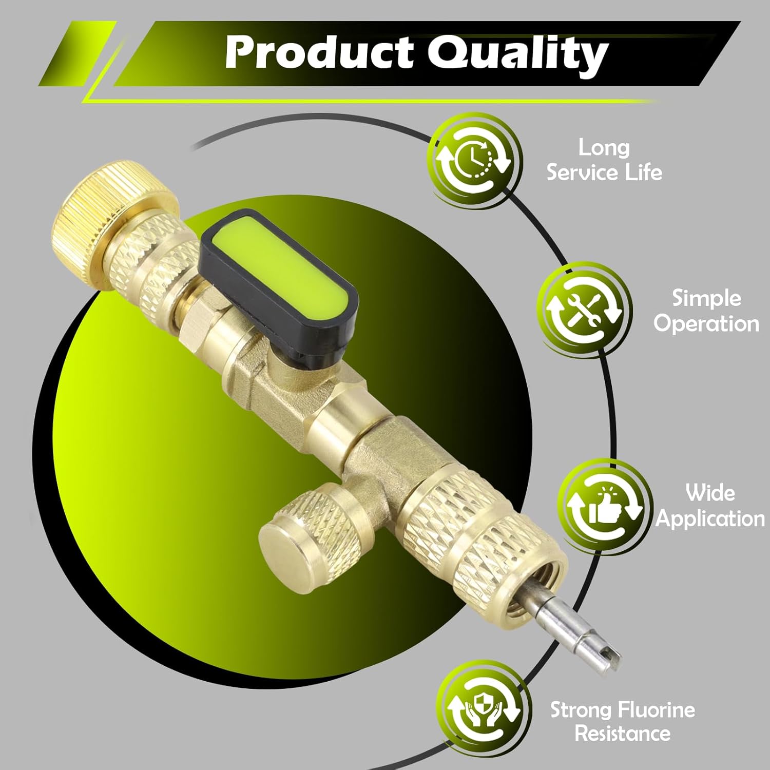 Valve Core Tool Set for HVAC Techs with Dual SAE Adapters R410 R32 5 Valve Core Tool Set for HVAC Techs with Dual SAE Adapters R410 R32 - Image 5