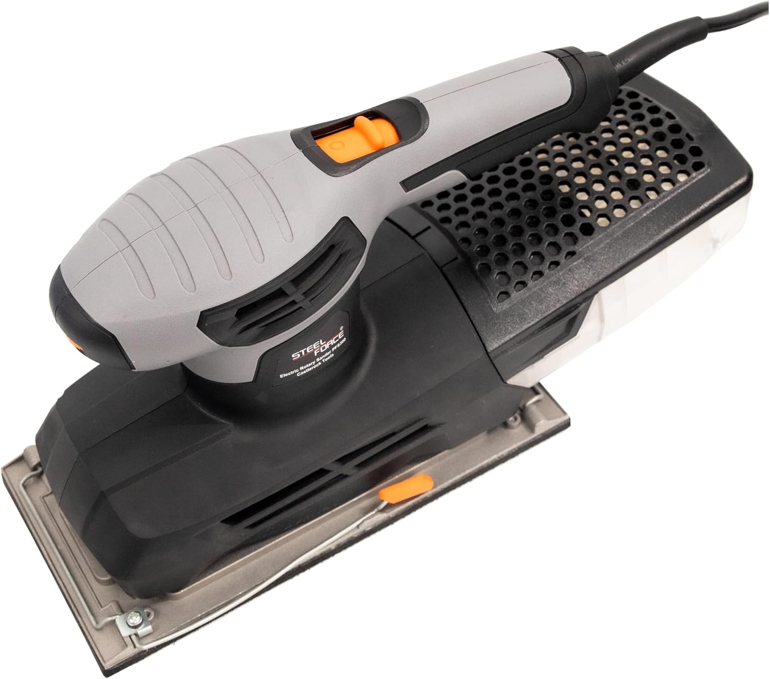 Steel Force 2.5Amp 6000-12000 OPM Professional Sheet Sander with Large Base & Variable Speed 5 Steel Force 2.5Amp 6000-12000 OPM Professional Sheet Sander with Large Base & Variable Speed - Image 5
