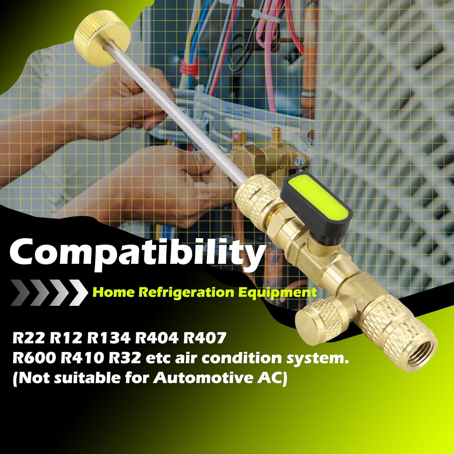 Valve Core Tool Set for HVAC Techs with Dual SAE Adapters R410 R32 7 Valve Core Tool Set for HVAC Techs with Dual SAE Adapters R410 R32 - Image 7