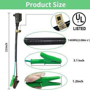 HVAC Vacuum Pump Adapter Cord for Yellow Jacket Tools Heavy Duty