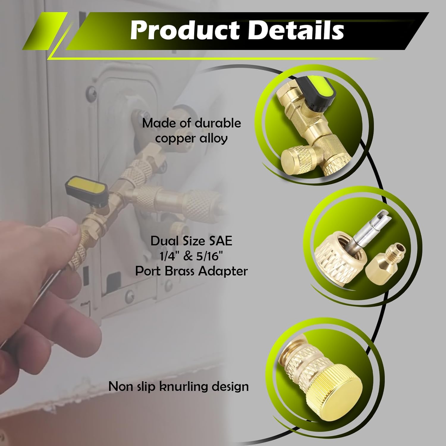 Valve Core Tool Set for HVAC Techs with Dual SAE Adapters R410 R32 4 Valve Core Tool Set for HVAC Techs with Dual SAE Adapters R410 R32 - Image 4