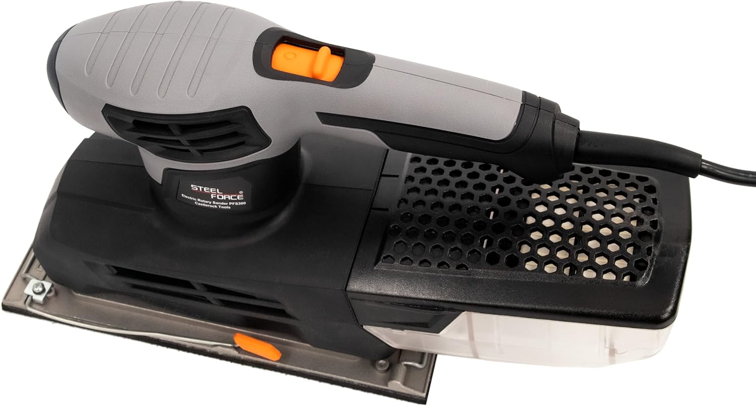 Steel Force 2.5Amp 6000-12000 OPM Professional Sheet Sander with Large Base & Variable Speed 3 Steel Force 2.5Amp 6000-12000 OPM Professional Sheet Sander with Large Base & Variable Speed - Image 3
