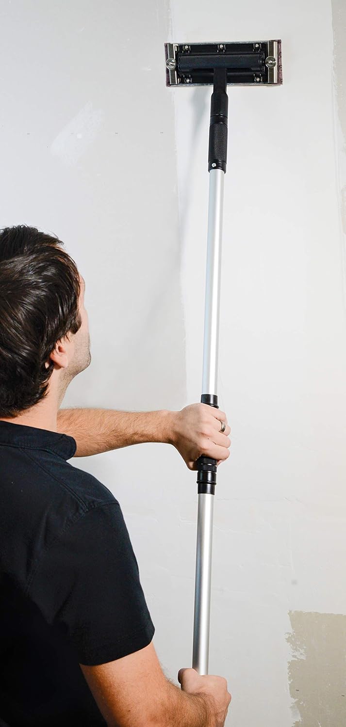 Professional Drywall Sander with Vacuum Dust Free Pole System 2 Professional Drywall Sander with Vacuum Dust Free Pole System - Image 2