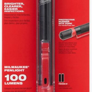Milwaukee 2105 100-Lumen Aluminum Pen Light with Pocket Clip