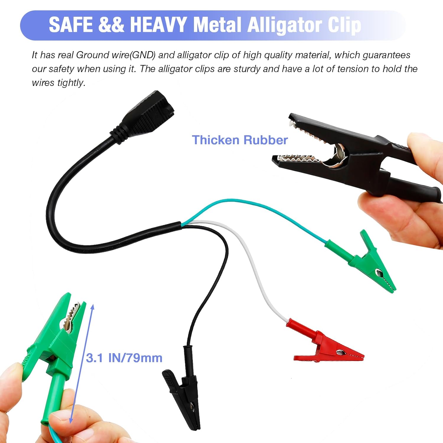 HVAC Adapter 2-Pack for Fluke Testers 120V 14AWG Power Cord 6 HVAC Adapter 2-Pack for Fluke Testers 120V 14AWG Power Cord - Image 6