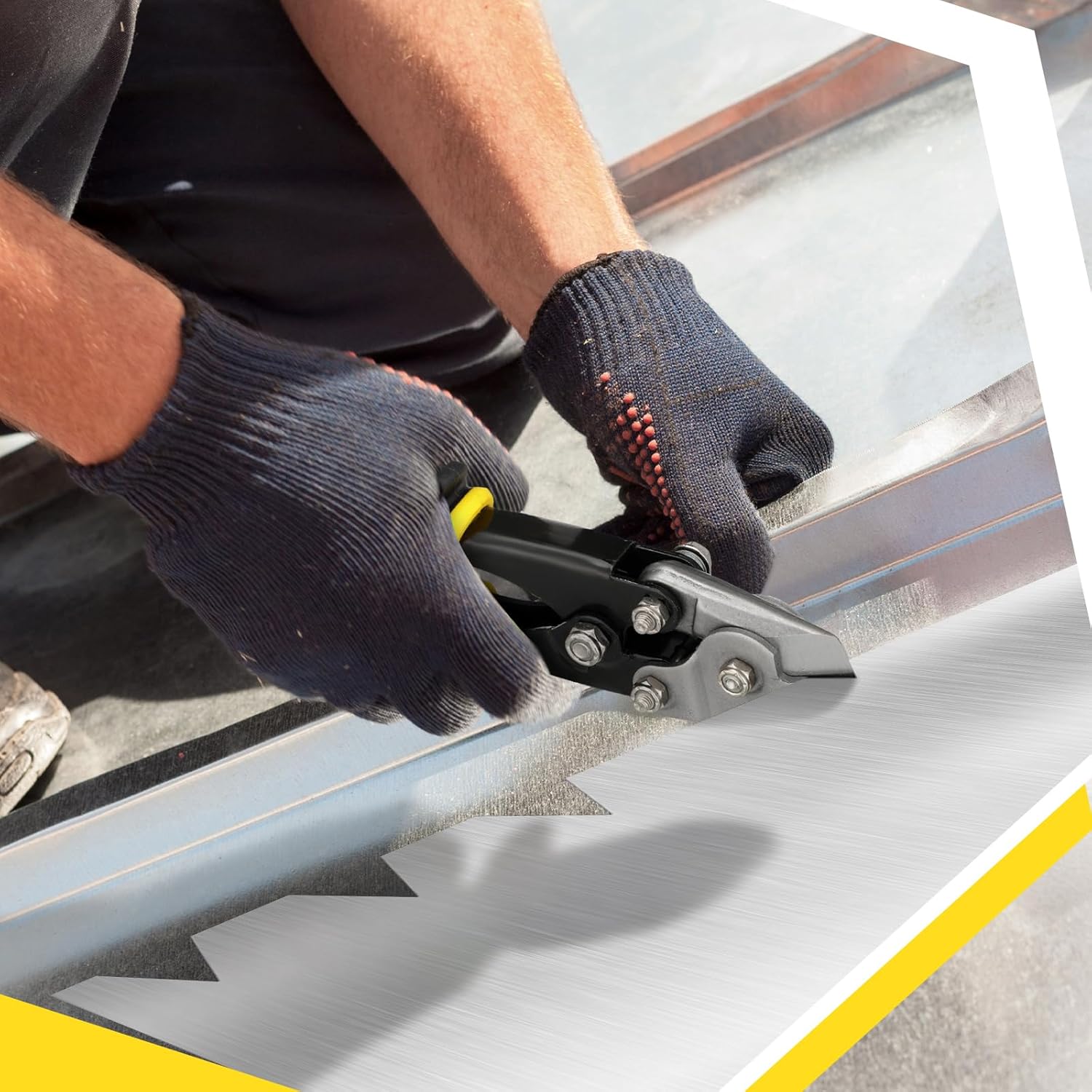 Sheet Metal V Notcher Tool 30° Cuts for HVAC Ductwork Roofing 6 Sheet Metal V Notcher Tool 30° Cuts for HVAC Ductwork Roofing - Image 6