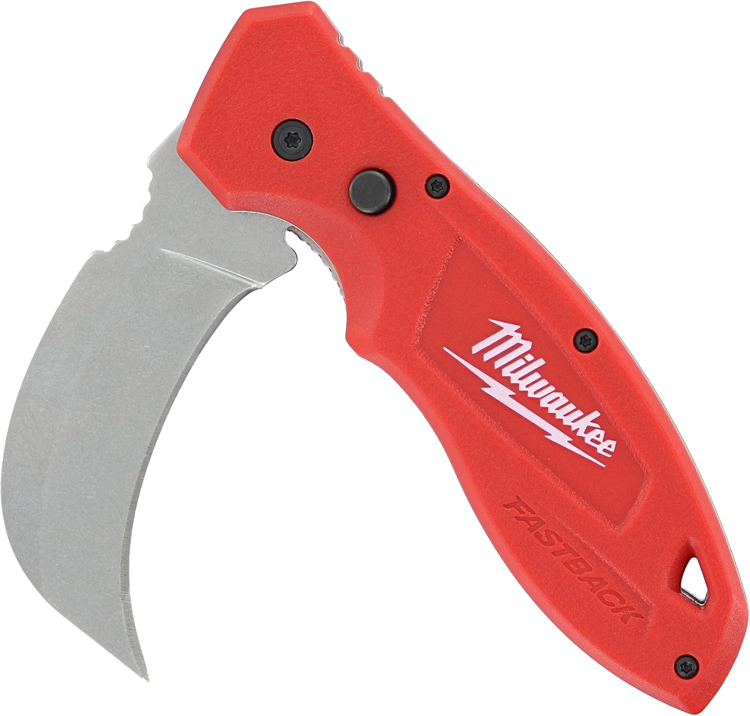 Milwaukee Fastback Folding Knife with Hawk Bill Blade and Belt Clip 3 Milwaukee Fastback Folding Knife with Hawk Bill Blade and Belt Clip - Image 3
