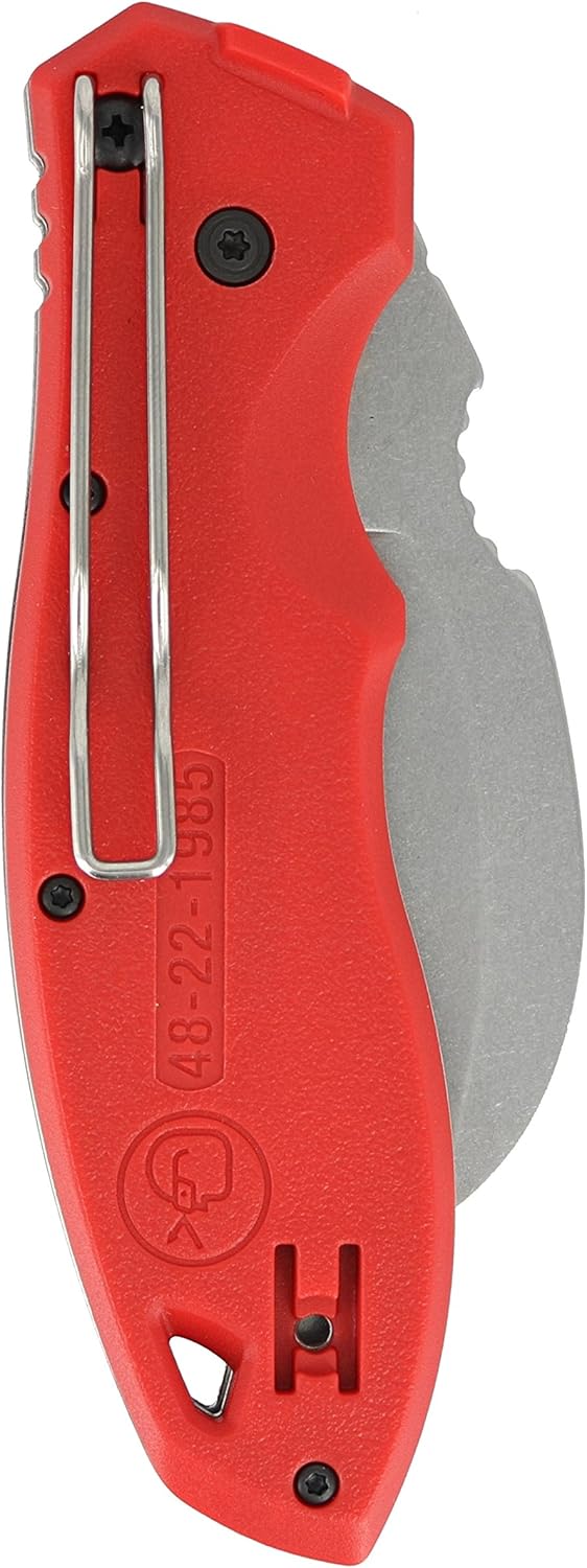 Milwaukee Fastback Folding Knife with Hawk Bill Blade and Belt Clip 5 Milwaukee Fastback Folding Knife with Hawk Bill Blade and Belt Clip - Image 5